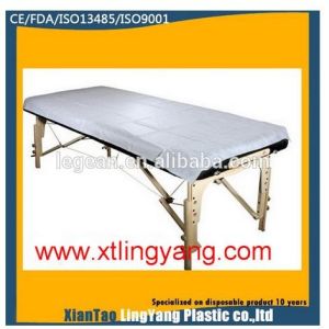 Cheap Waterproof Anti Dust Disposable Bed Sheets Without Elastic 70x20mm / 80x210mm for sale