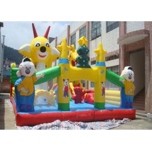 Cheap Customized Cartoon Inflatable Toddler Playground With Durable PVC Tarpaulin for sale