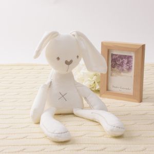 Lightweight Cute Plush Dolls Rabbit Shape Custom Printed Stuffed Animals
