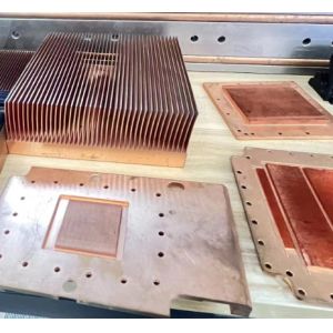 Big Skiving Fin Cooler Precision Cavity Machining aluminum skived fin heatsink