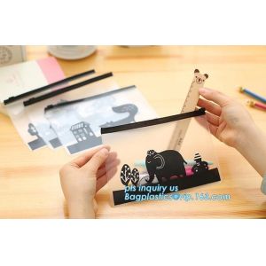 Cheap For Document or Swimwear pp plastic zip lock bag, zipper frosted PVC underwear packaging bag, slider k waterproof for sale