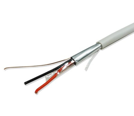 Quality Shielded Security Alarm Cable 0.20mm2 Solid Copper Conductor in 100M Length wholesale