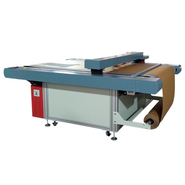 Labor Saving Inkjet Flatbed Cutting Plotter with Automatic Roller and HP45 Ink