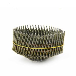Mexico factory high quality 15 degree wire coil nails Screw Ring Smooth shank