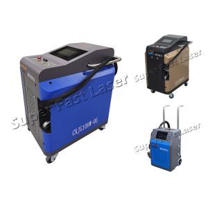 100W Handheld Glass Bottle Fiber Laser Cleaning Machine