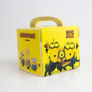 Recyclable Cupcake Packaging Boxes Custom Logo Handling Animated