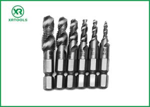 Cheap 6Pcs Machine Use HSS Combination Drill And Taps Set ,Hss Machine Taps And Drill Sets for sale