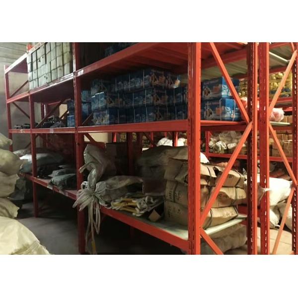 Quality Four Levels Medium Duty Shelving System Flat Smooth Spraying Surface wholesale