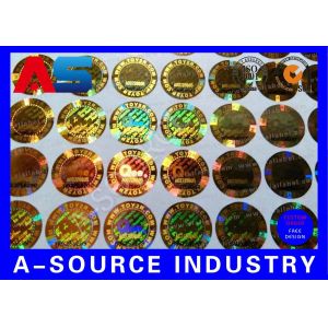Design Void Custom Holographic Stickers For Pharmaceutical Package Strong