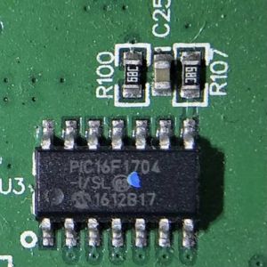 8 Bit 7KB PIC16F1704 Flash Microcontroller , 3.3V 5V Automotive 14Pin PIC16F1704