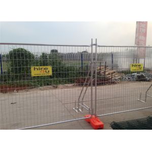 China Security Temporary Fencing panels  2100mm x 2400mm 32 pipes 2.00mm thick and diameter wire 4.00mm on sale