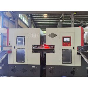 60 Pcs/Min Jewellery Box Making Machine , 2 In 1 Cardboard Box Assembly Machine