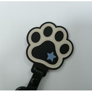 Badge Silicone Customized 3D Rubber Patches Heat Transfer For Garment