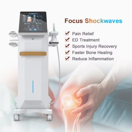 Vertical Piezoelectric FSWT Shock Wave Therapy Device for Pain Management