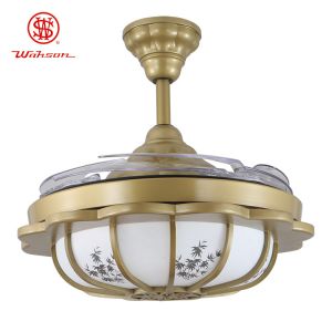 30000hours 5250lm Bladeless Led Ceiling Fan With Foldable Blades