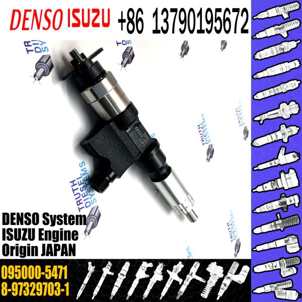 Quality fuel injector 095000-5471 8-97329703-1 common rail parts injection nozzle 5473 and diesel fuel injector set 095000-5473 wholesale