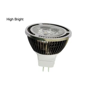 Aluminium Alloy 3W NW 3700 - 5000K AC / DC 12V SMD MR16 Led Bulbs For Spot Light