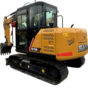 7.5Ton China Brand Excavator Sany SY75 Used Excavator For Sale Sany Construction Equipment