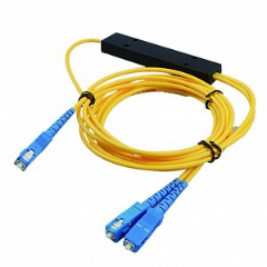 Yellow FWDM Module Fiber Optic Cable Splitter For Metro WDM Systems