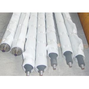 Shaft Type Belt Conveyor Roller Round Rubber Lining Conveyor Belt Drive Rollers