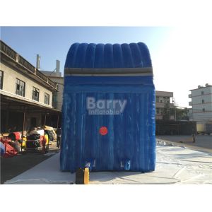 Commercial Grade Wave Inflatable Dry Slide 7.6x3.8m Customized