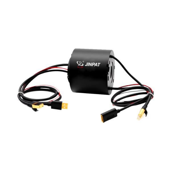 Quality High-Speed Ethernet Slip Ring with 5A/Signal~15A Power Transfer and IP50 Protection for 100Mbps/1Gbps/10Gbps Data Transmission wholesale