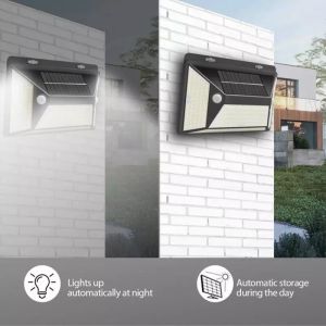 800lm Solar Motion Sensor Wall Light