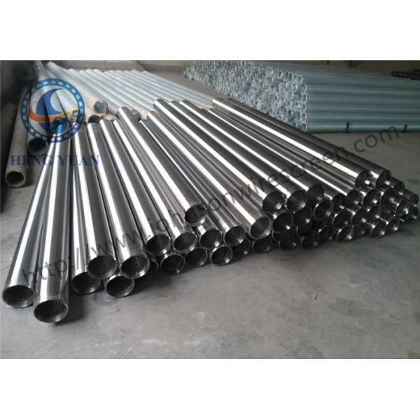 SS304 Slot 40 Johnson Profile Wire Water Well Screens For 400m Depth Wells