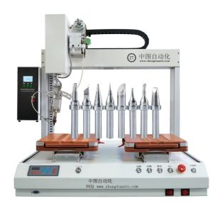 ZT DIP Automatic Soldering Machine With 3 And 0.6-1.5mm Solder Wire