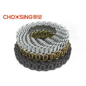 Sofa Replacement Upholstery Zig Zag Springs Loop Height 46 - 48mm Chrome Plating