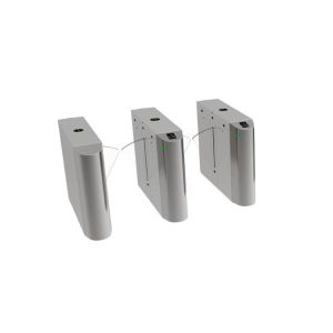 Brushless Motor RGB LED Indicator Flap Barrier Gate SS304 Cabinet