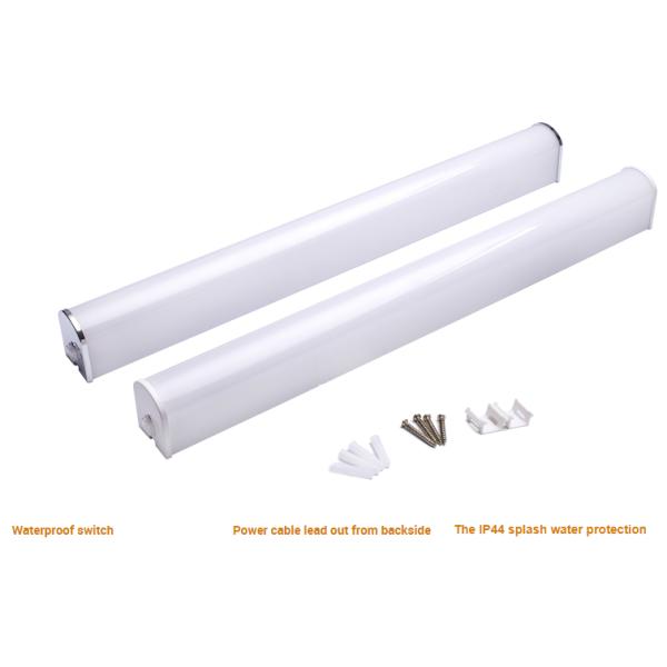 15W LED Bathroom Mirror Light 1200lm IP44 Pull Cord Aluminum ABS