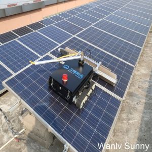 Cold Wash Solar Farm Washing Robot with 1100 mm Width Rolling Brush Head and 5
