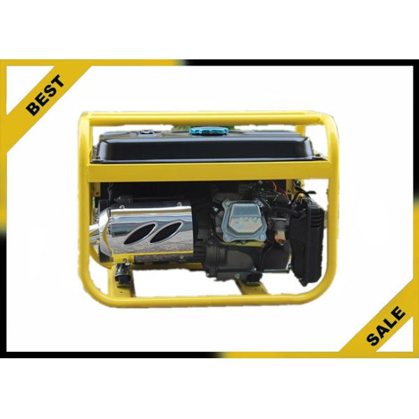 Family Use Petrol Electric Generator 2 Kw , Yellow Gasoline Generator Set Strong