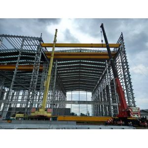 Steel Structure Warehouse with 5+ Years Warranty ISO 9001 CE Certified and One-Stop Drawing Plan Service