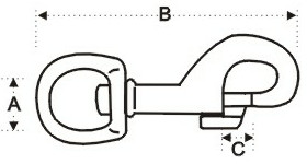 Swivel eye bolt snap hook Big Eye Snap Hook Spring Snap Hook Spring Snap Hook