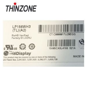 Slim 15.6 Inch Laptop Lcd Screen LVDS 40 PIN Notebook Display LP156WH3 TL A2