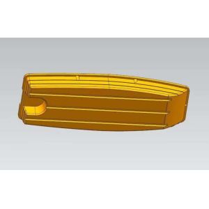 Custom 3.3m Boat Mouldings Strong Impact Resistance