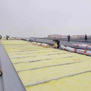 Yellow Fireproof Glass Wool Sandwich Panel Multipurpose Soundproof