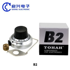 B2 46mm 6.35mm 15 turns 10 turns 7276 3590 534 potentiometer precise dial knob