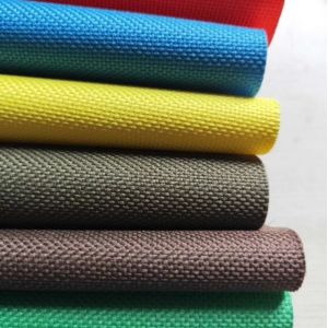 100% Oxford Polyester Fabric 600D PU Coating Wear Resisting Flame Retardant