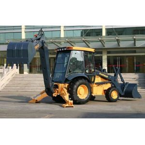 WZ30-25 Backhoe Loader With Seal Cylinder Obtains , 7ton Front End Loaders