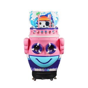 Kids Arcade Video Game Machine / Amusement Shooting Swing Pirate Ship