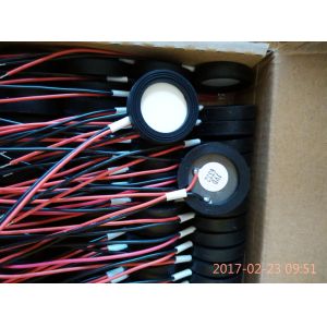 China Atomizing Piezo Ceramic Transducer with wires and rubber , Ø16mm Ø20mm Ø25mm Ø30mm 1.7M and 2.4M on sale