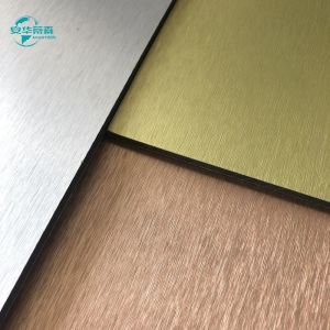 Aluminum Composite Brushed ACP Corrosion Resistant Glossy Acp Sheets 2440mm
