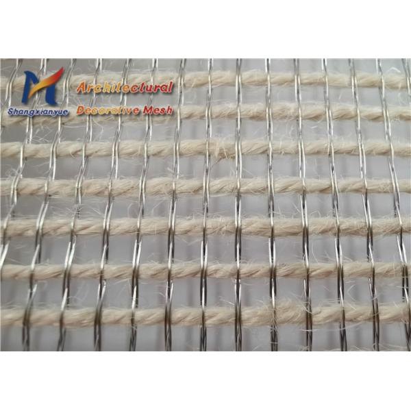 Hemp Rope Glass Wire Mesh 316 Stainless Steel Plain Weave