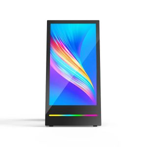 Cheap 43 Inch Outdoor Exterior Digital Menu Board Lcd Digital Display 2500nits Advertising Digital Signage Kiosk for sale