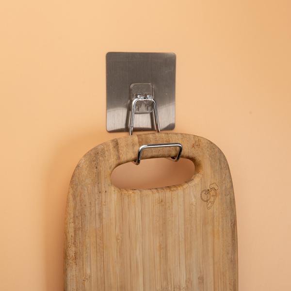 Double Robe Stainless Steel Wall Hanger