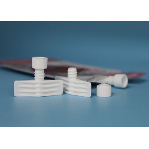 PE Material Twist Off Spout Cap For Beauty Products Package 4.5mm Inner Diameter