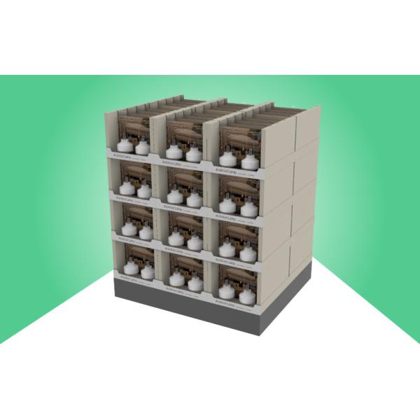 Costco Store Stackup Cardboard PDQ Trays / PDQ Display Boxes For Promoting